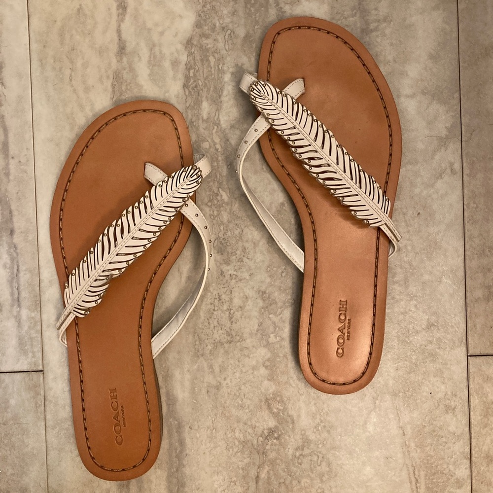 Coach sandals/flip flops